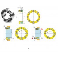 BIKON-Technik聯(lián)軸器1003 45x75用于各個行業(yè)，如風(fēng)力站、鋼廠