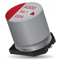 AVX APA系列貼片鋁導(dǎo)電聚合物電解電容器 可提高ESR，耐久性