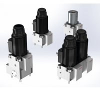 瑞士Bieri Hydraulik 換向座閥 WVH-4B，流量高達 12 升/分鐘