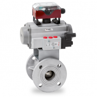 Warex Valve 球閥 DBV 400，法蘭連接，專(zhuān)門(mén)用于粉末和散裝處理