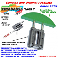 ZETASASSI? 自動直線傳動鏈張緊器 TA系列，由特殊鋁合金閥體制成