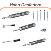 HAHN Gasfedern 提供各種材料的氣張力彈簧，鋼或不銹鋼